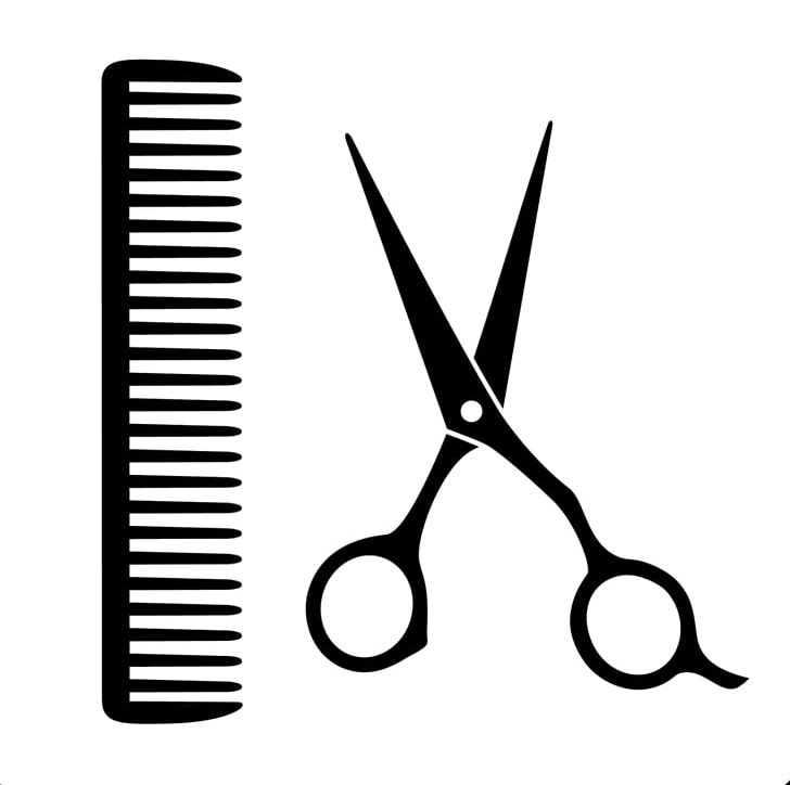 scissors and comb clip art