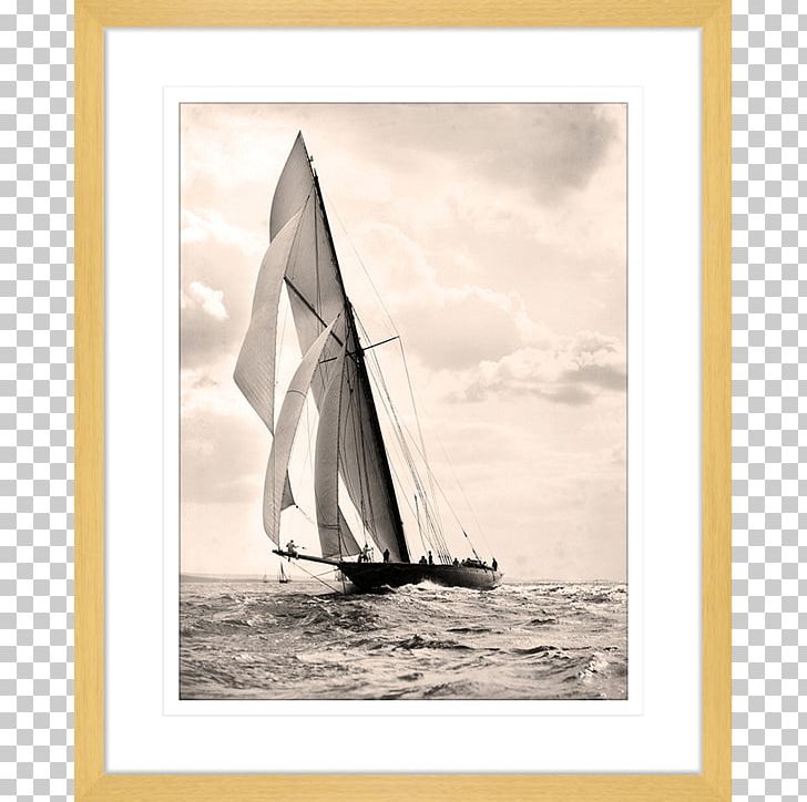 Sailing Scow Yawl Schooner PNG, Clipart, Black And White, Boat, Brigantine, Calm, Catketch Free PNG Download
