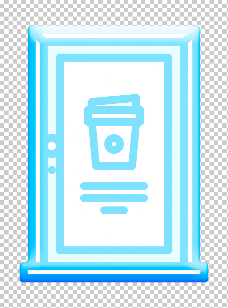 Food And Restaurant Icon Door Icon Coffee Icon PNG, Clipart, Aqua, Azure, Blue, Coffee Icon, Door Icon Free PNG Download