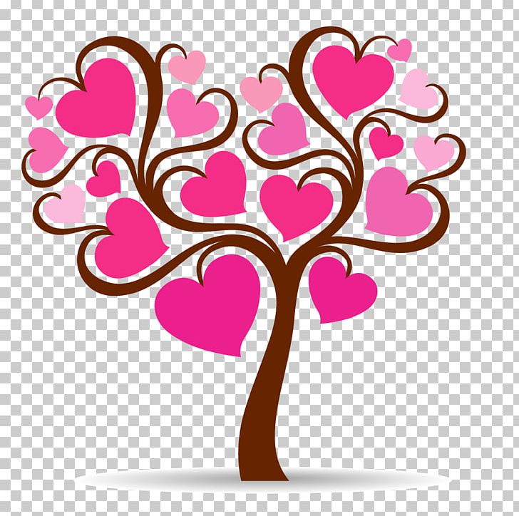 Tree Of Love Valentines Day Heart PNG, Clipart, Autumn Tree, Christmas Tree, Drawing, Family Tree, Floral Design Free PNG Download