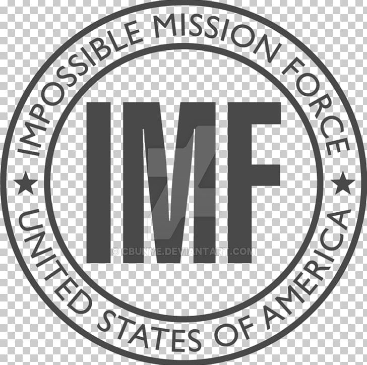 Impossible Missions Force Logo Mission: Impossible Trademark PNG, Clipart, 1996, Area, Black And White, Brand, Circle Free PNG Download