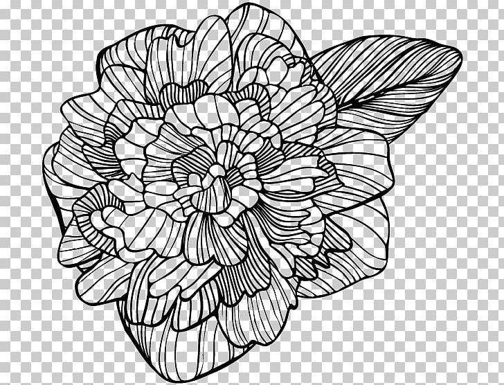 Floral Design /m/02csf Drawing Monochrome PNG, Clipart, Area, Artwork, Black And White, Circle, Cut Flowers Free PNG Download