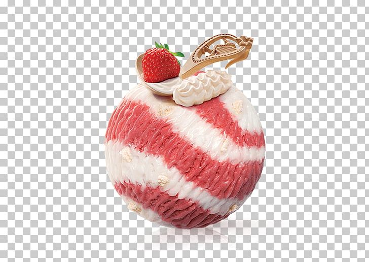 Strawberry Ice Cream Custard Crème Double PNG, Clipart, Christmas Ornament, Cream, Cupcake, Custard, Flavor Free PNG Download