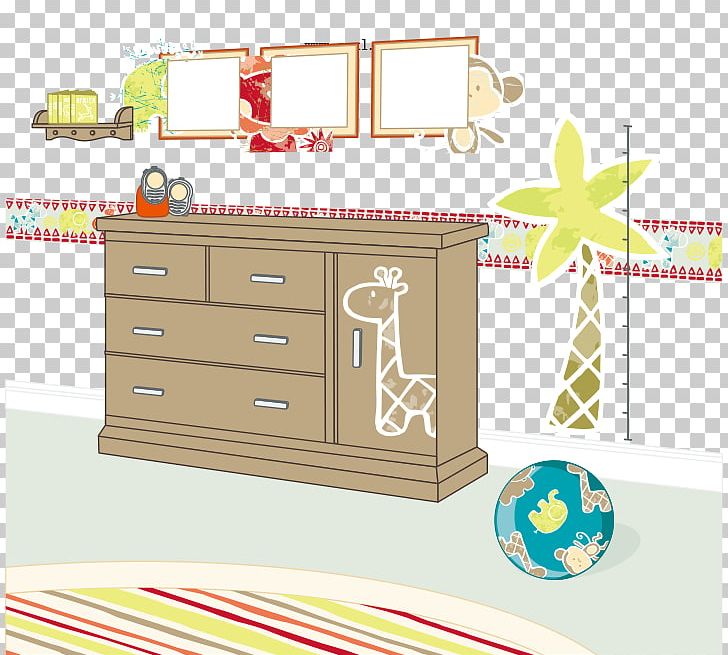 Animation Interior Design Services Room PNG, Clipart, Border Frame, Cab, Cartoon Furniture, Drawer, Frame Free PNG Download