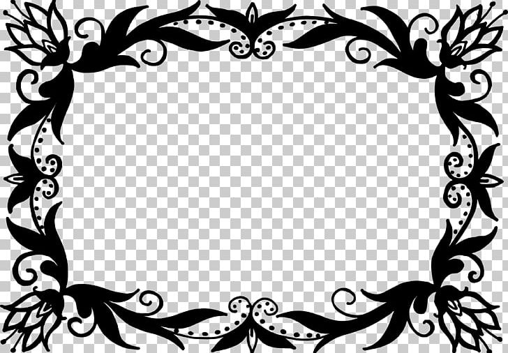 Frames Flower PNG, Clipart, Art, Artwork, Black, Black And White, Border Frames Free PNG Download