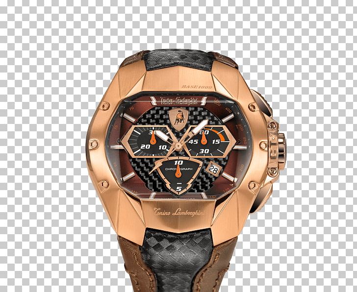 Watch Strap Lamborghini Chronograph PNG, Clipart, Accessories, Brand, Brown, Car, Chronograph Free PNG Download