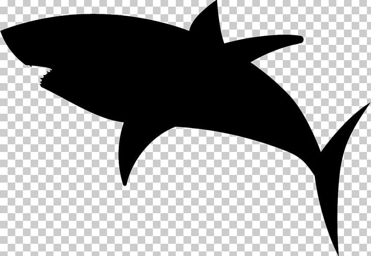 Great White Shark Silhouette PNG, Clipart, Animals, Artwork, Autocad Dxf, Black And White, Cartilaginous Fish Free PNG Download