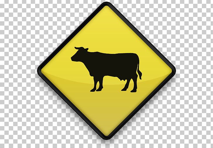 Cattle Traffic Sign Warning Sign Road PNG, Clipart, Carriageway, Cattle, Cattle Like Mammal, Grass, Hazard Free PNG Download