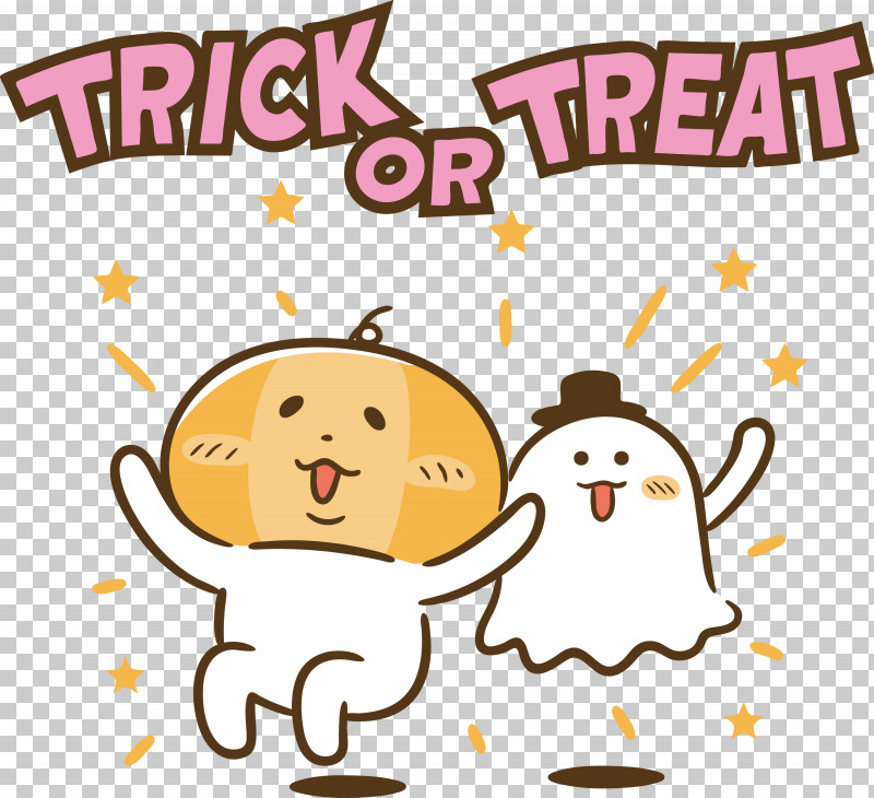 Trick Or Treat Happy Halloween PNG, Clipart, Behavior, Cartoon, Geometry, Happiness, Happy Halloween Free PNG Download