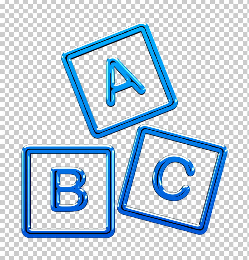 Abc Block Icon Baby Icon Child Icon PNG, Clipart, Baby Icon, Child Icon, Electric Blue, Line, Symbol Free PNG Download