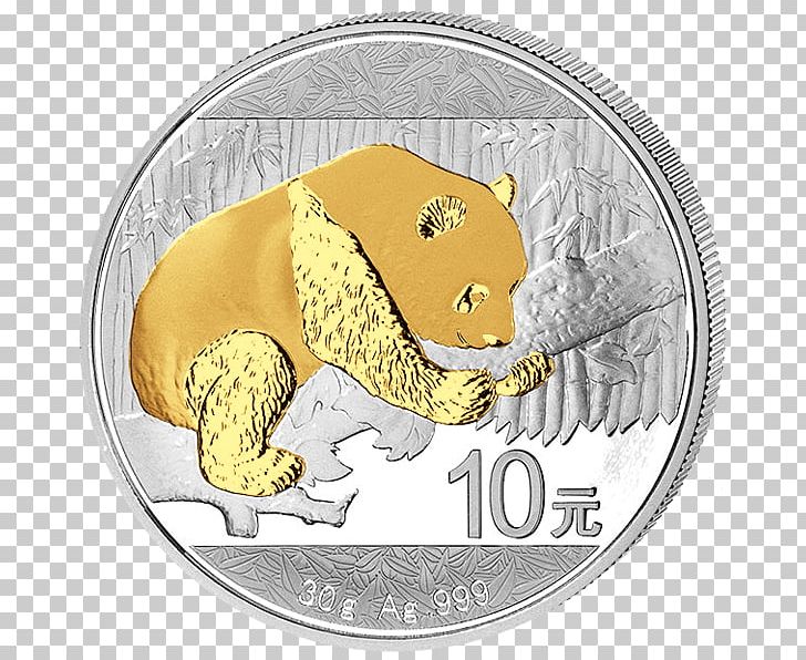 Giant Panda Chinese Silver Panda Bullion Coin Silver Coin PNG, Clipart, Big Cats, Bullion, Bullion Coin, Carnivoran, Cat Free PNG Download