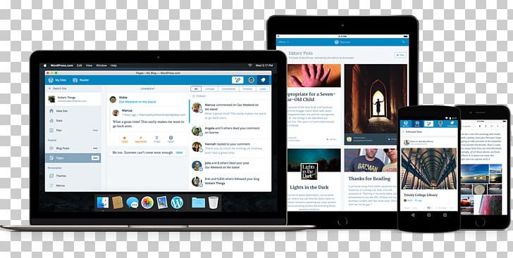WordPress.com Automattic Blog Interface PNG, Clipart, Business, Computer, Display Advertising, Electronic Device, Electronics Free PNG Download