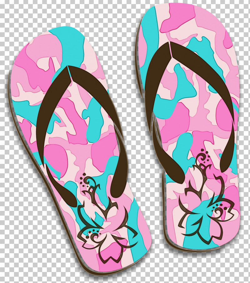 Flip-flops Slipper Shoe Font PNG, Clipart, Flipflops, Paint, Shoe, Slipper, Watercolor Free PNG Download