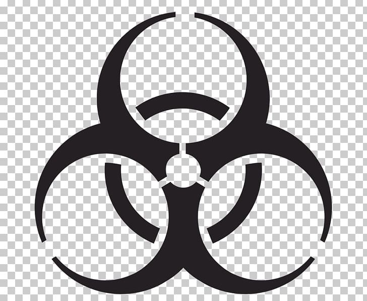 Biological Hazard Symbol PNG, Clipart, Artwork, Biological Hazard, Biomedical, Biosafety Level, Black And White Free PNG Download