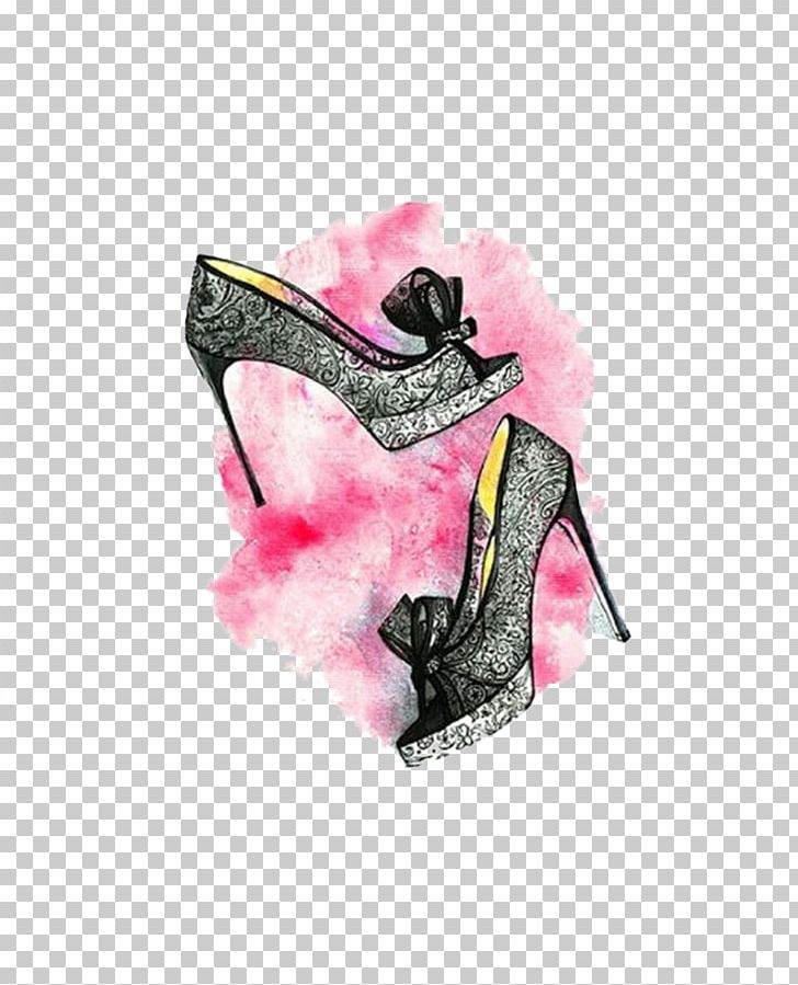 Chanel Court Shoe Watercolor Painting Drawing PNG, Clipart, Accessories, Art, Creative, Creative Design, Fashion Free PNG Download