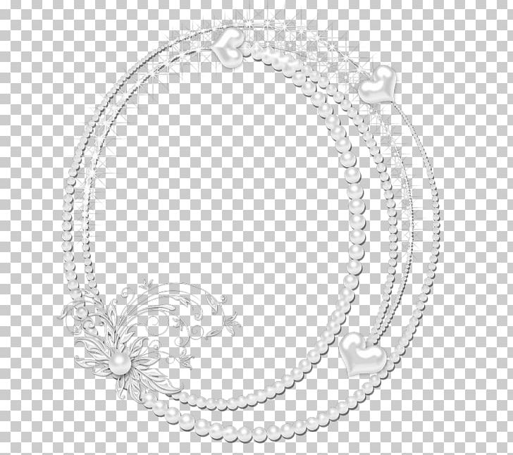 Frames Pearl PNG, Clipart, Black And White, Body Jewelry, Bracelet, Chain, Circle Free PNG Download