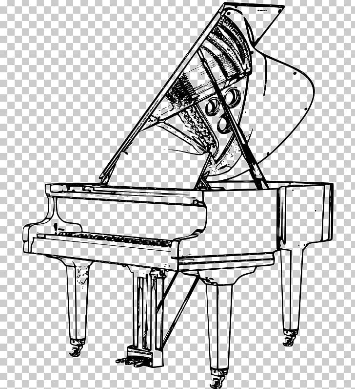 Grand Piano Drawing Musical Instruments PNG, Clipart, Angle, Artwork, Black And White, Drawing, Flugelhorn Free PNG Download