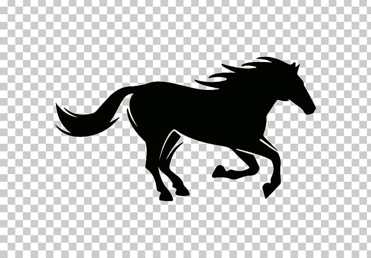 Mustang American Miniature Horse Silhouette PNG, Clipart, Animal Figure, Black And White, Bridle, Colt, Encapsulated Postscript Free PNG Download