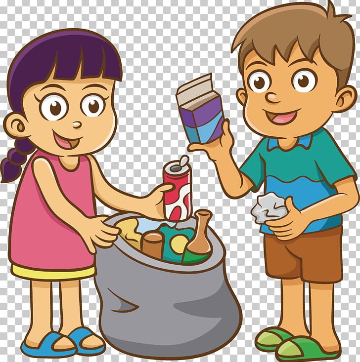 Recycling Bin Waste Container Waste Sorting PNG, Clipart, Boy, Cartoon, Child, Collection, Conversation Free PNG Download