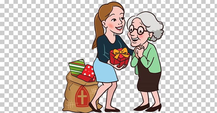 Ehefrau Oma Cartoon Kuessen
