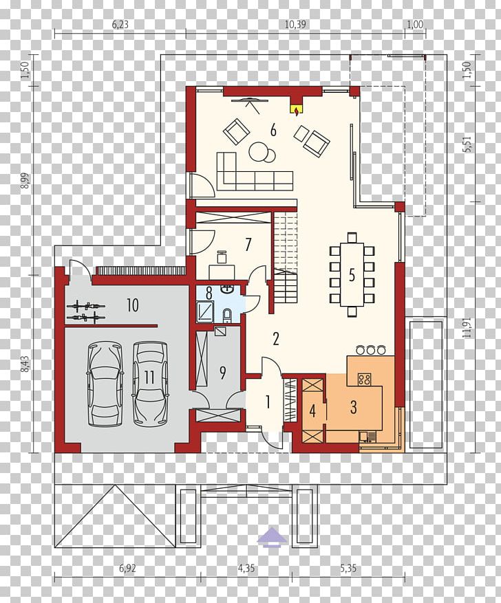 Floor Plan House Building Single Family Detached Home Square Meter
