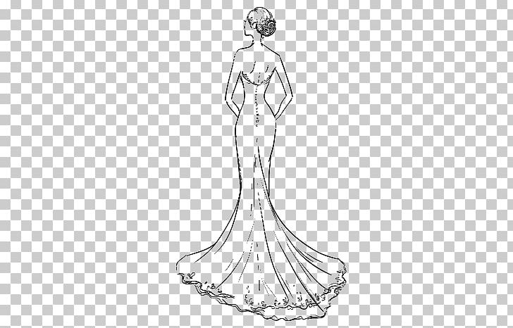 Wedding Dress Clothing Drawing Skirt PNG, Clipart, Arm, Artwork, Barbie, Black And White, Blouse Free PNG Download