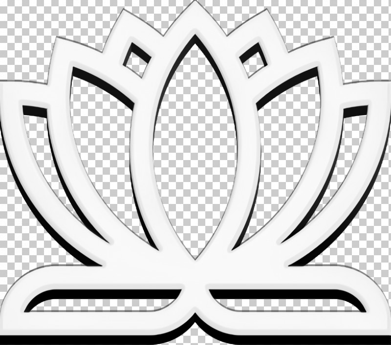 Lotus Flower Icon Flower Icon Therapy Icon PNG, Clipart, Black, Black And White, Emblem, Flower Icon, Jewellery Free PNG Download
