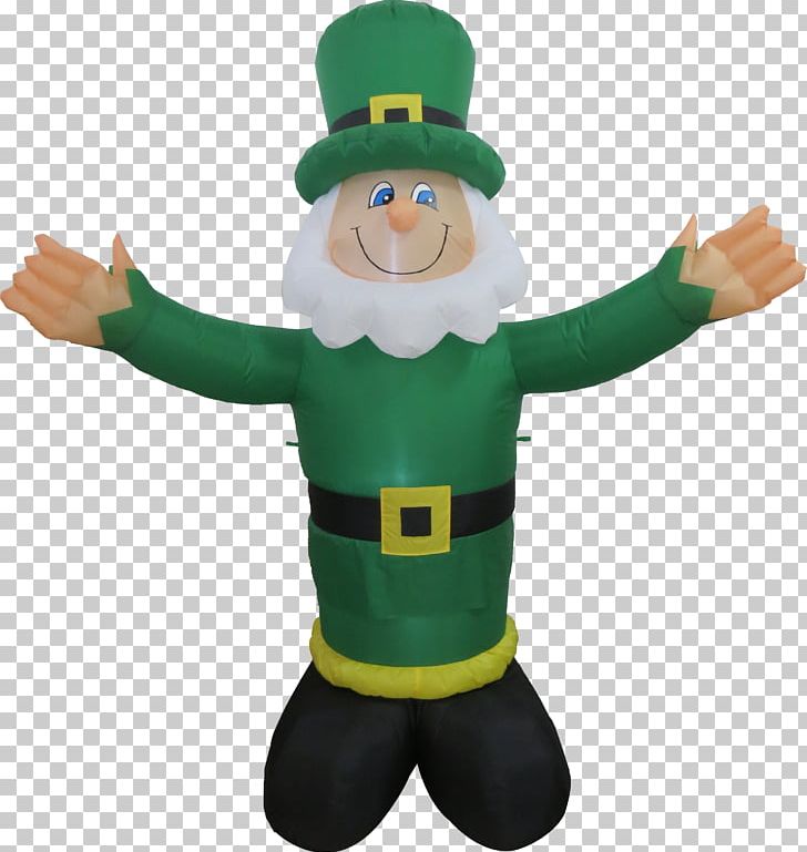 Leprechaun Saint Patrick's Day Inflatable Clover Shamrock PNG, Clipart, Beard, Charming, Christmas Ornament, Clover, Fictional Character Free PNG Download
