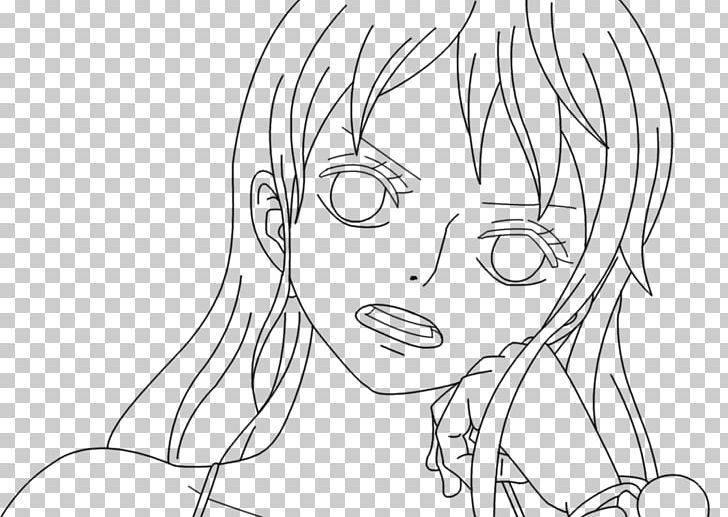 Nami Line Art Drawing One Piece Sketch Png Clipart Anime One Piece Arm Artwork Black Black