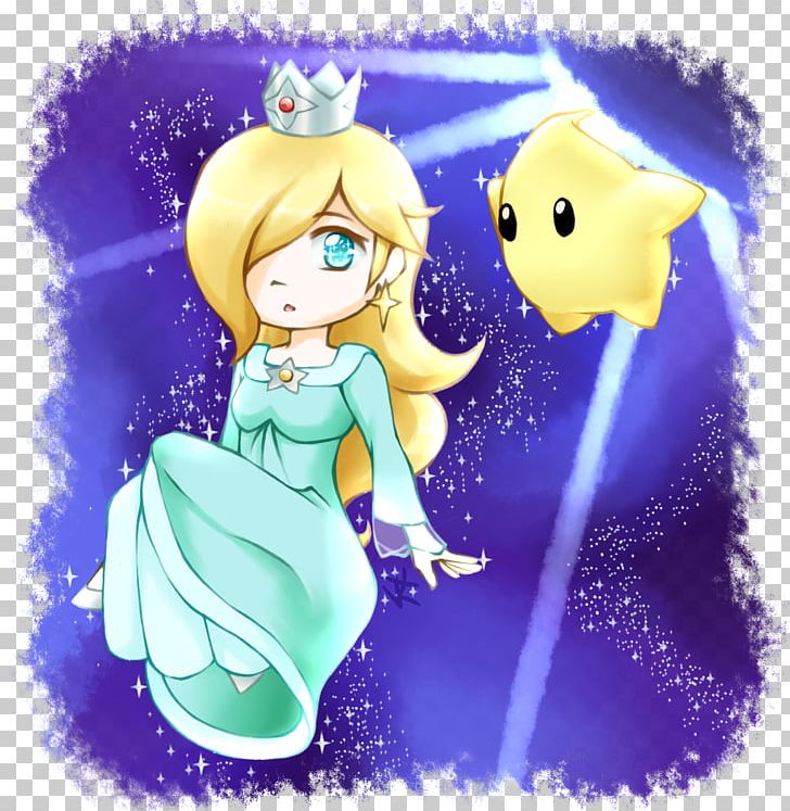 Rosalina Kirby Super Mario Galaxy Princess Peach Drawing PNG, Clipart, Angel, Anime, Art, Blue, Cartoon Free PNG Download