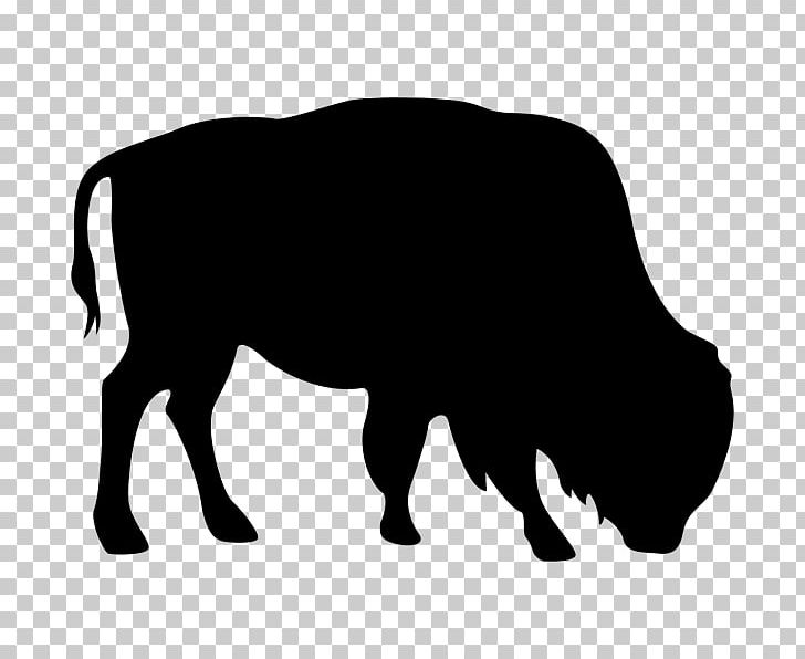 American Bison Dairy Cattle Computer Icons PNG, Clipart, American Bison, Bison, Black, Black And White, Bull Free PNG Download