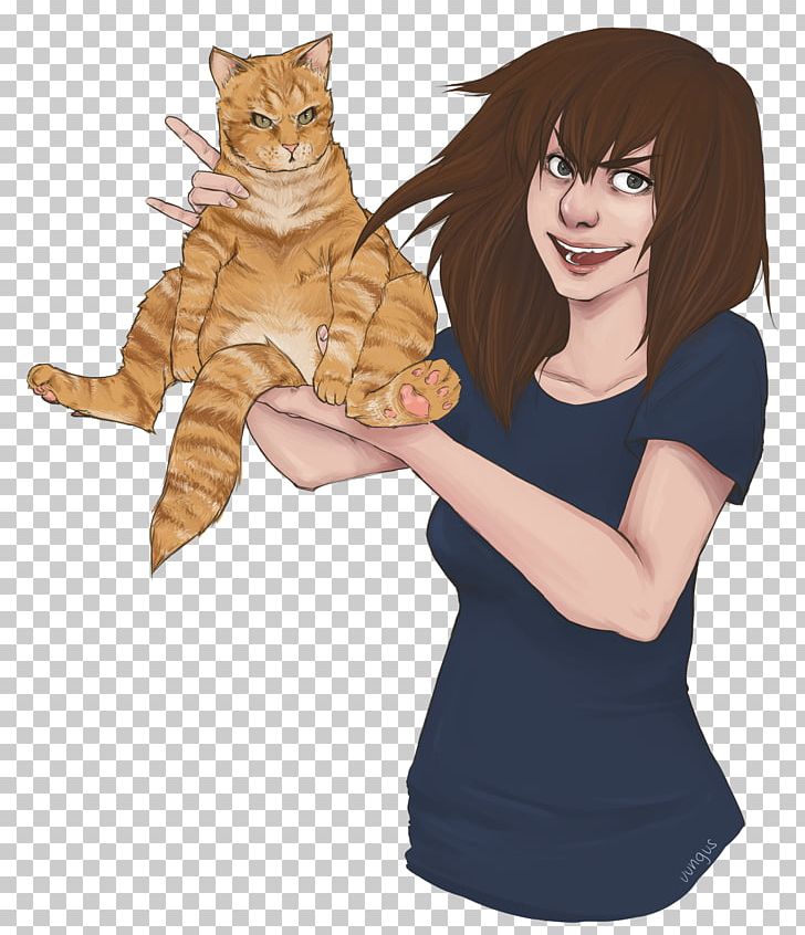 Lindsay Jones Whiskers Cat Rooster Teeth Kitten PNG, Clipart, Achievement Hunter, Animals, Arm, Brown Hair, Carnivoran Free PNG Download