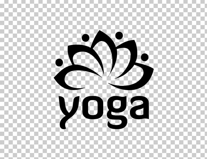 Yoga Logo Rishikesh Yogi PNG, Clipart, Area, Black And White, Brand, Circle, Flower Free PNG Download