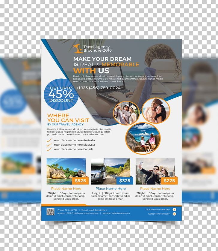 Flyer Printing Travel Agent Vacation PNG, Clipart, Advertising, Agency, Brand, Brochure, Display Advertising Free PNG Download