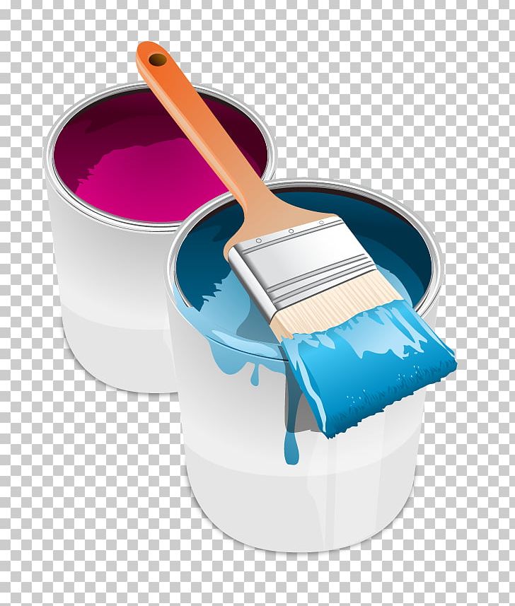 Paint Tin Can Brush PNG, Clipart, Brush, Buc, Color, Cup, Decoration Free PNG Download
