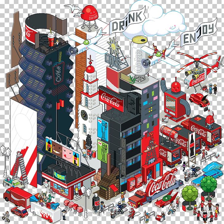 Coca-Cola EBoy Cocacolonization Pixel Art PNG, Clipart, Art, Atm, City, Coca Cola, Cocacola Free PNG Download