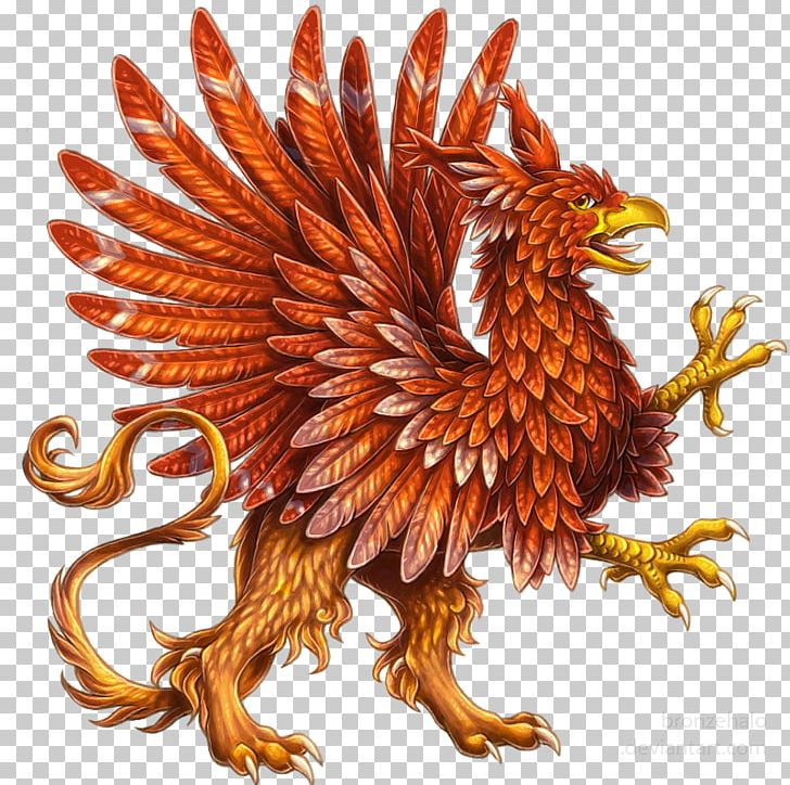 Rooster Heraldry Griffin Dragon Digital Art PNG, Clipart, Art, Basilisk, Beak, Bird, Chicken Free PNG Download