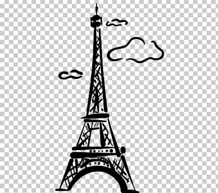 Eiffel Tower Drawing Wall Decal Cartoon PNG, Clipart, Black And White, Cartoon, Decal, Drawing, Eafel Free PNG Download