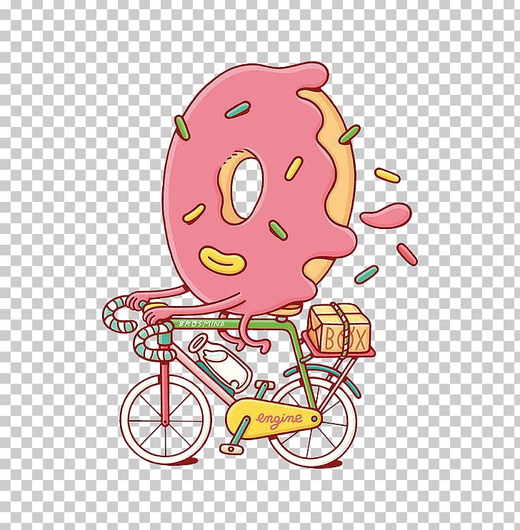 Doughnut Brosmind Beer Food Illustration PNG, Clipart, Art, Balloon Cartoon, Barcelona, Bicycle, Boy Cartoon Free PNG Download