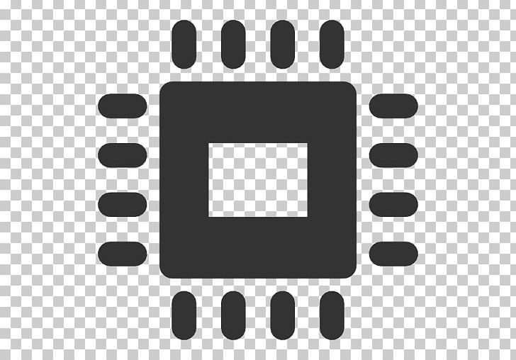 Integrated Circuit Central Processing Unit Computer Hardware Icon PNG, Clipart, Black, Black And White, Brand, Central Processing Unit, Chip Free PNG Download