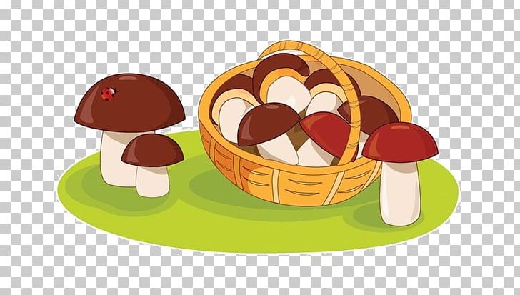 Edible Mushroom Boletus Edulis PNG, Clipart, Balloon Cartoon, Basket, Blue, Cartoon Character, Cartoon Couple Free PNG Download