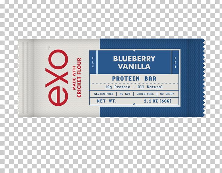 Exo Inc Protein Bar Cricket Flour Paleolithic Diet PNG, Clipart, Blueberry Dry, Brand, Chocolate, Complete Protein, Cricket Free PNG Download