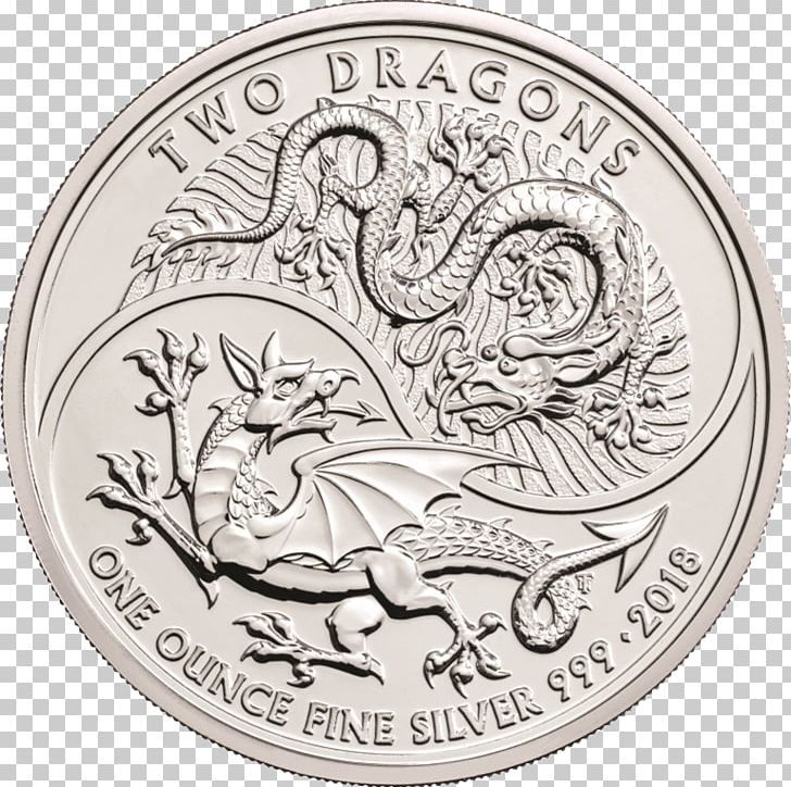 Royal Mint Bullion Coin Silver Coin Chinese Dragon PNG, Clipart,  Free PNG Download