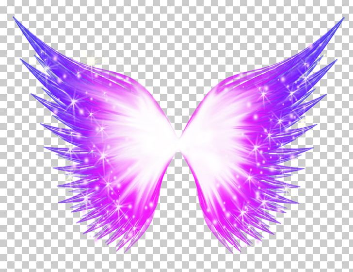colored wings clipart