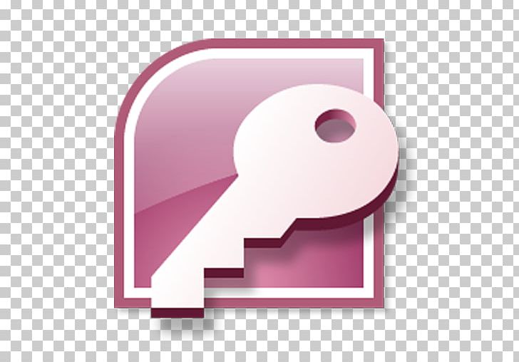 Microsoft Access Microsoft Office 2007 Database PNG, Clipart, Access, Angle, Brand, Computer Software, Magenta Free PNG Download