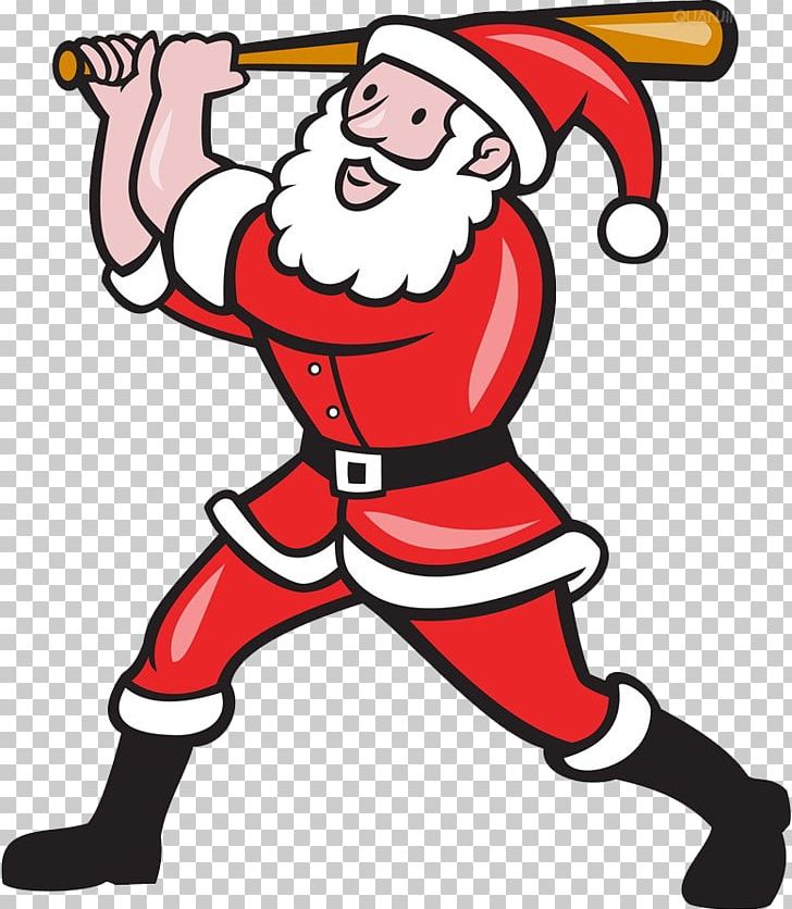 Santa Claus Baseball Batting Illustration PNG, Clipart, Artwork, Baseball, Baseball Bat, Cartoon, Cartoon Characters Free PNG Download