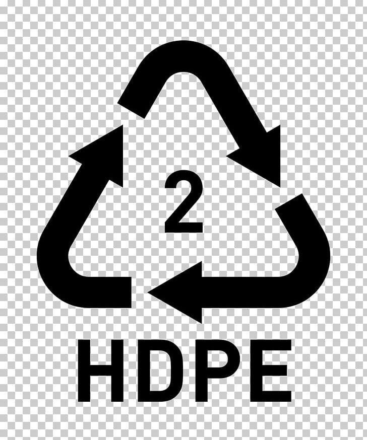 High-density Polyethylene Polyethylene Terephthalate Recycling Symbol Plastic PNG, Clipart, Angle, Area, Black And White, Brand, Highdensity Polyethylene Free PNG Download