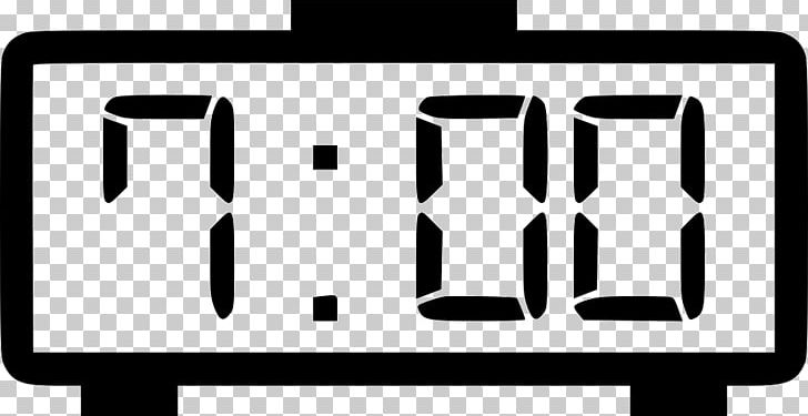 Digital Clock Computer Icons Electronics PNG, Clipart, Alarm Clocks, Angle, Area, Black And White, Brand Free PNG Download