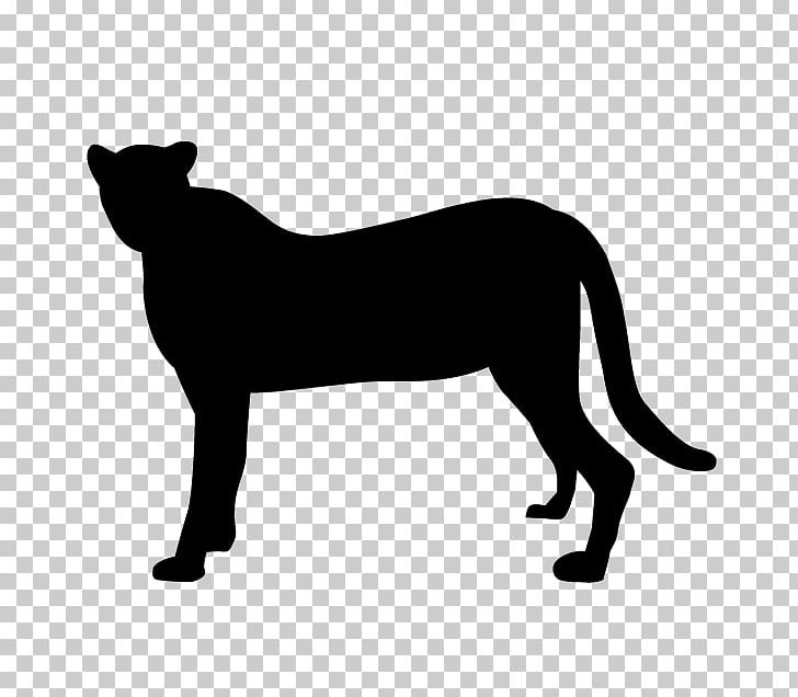 Leopard Lion Silhouette Black Panther PNG, Clipart, Animal, Animals, Big Cats, Black, Black And White Free PNG Download