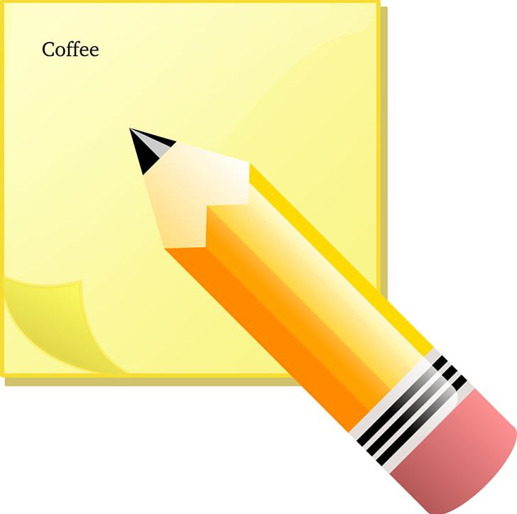 Post-it Note Paper Pencil PNG, Clipart, Angle, Computer Icons, Musical Note, Notebook, Objects Free PNG Download